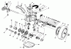 Toro 26620C - Lawnmower, 1989 (9000001-9999999) Spareparts GEAR CASE ASSEMBLY