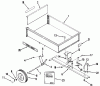 Toro 97-05DC01 - 5.5 Cubic Foot Cart, 1979 Spareparts DUMP CART-10 CU. FT. (.28 CU.M)(VEHICLE IDENTIFICATION NUMBER 97-10DC01)