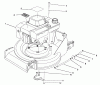 Toro 26621B - Lawnmower, 1991 (1000001-1999999) Spareparts ENGINE ASSEMBLY