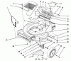 Toro 26621B - Lawnmower, 1992 (2000001-2999999) Spareparts HOUSING ASSEMBLY