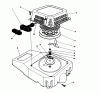 Toro 26621B - Lawnmower, 1992 (2000001-2999999) Spareparts RECOIL ASSEMBLY (ENGINE MODEL NO. VMM1-2)