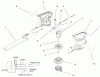Toro 51557 - Super Blower Vac, 1996 (69000001-69999999) Listas de piezas de repuesto y dibujos BLOWER ASSEMBLY