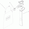 Toro 51557 - Super Blower Vac, 1996 (69000001-69999999) Listas de piezas de repuesto y dibujos VACUUM TUBE AND BAG ASSEMBLY