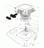 Toro 26622 - Lawnmower, 1990 (0003101-0999999) Spareparts RECOIL ASSEMBLY (ENGINE MODEL NO. VMK9-2)