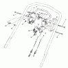 Toro 26622 - Lawnmower, 1991 (1000001-1999999) Spareparts TRACTION CONTROL ASSEMBLY