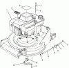 Toro 26622CS - Lawnmower, 1989 (9000001-9999999) Spareparts ENGINE ASSEMBLY