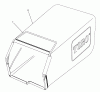 Toro 26623 - Lawnmower, 1991 (0000001-0999999) Spareparts GRASS BAG ASSEMBLY
