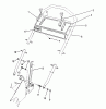 Toro 26623 - Lawnmower, 1991 (0000001-0999999) Spareparts HANDLE ASSEMBLY