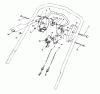 Toro 26623 - Lawnmower, 1991 (0000001-0999999) Spareparts TRACTION CONTROL ASSEMBLY