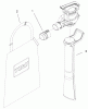 Toro 51566 - Quiet Blower Vac, 2001 (210000001-210999999) Listas de piezas de repuesto y dibujos TUBE AND BAG ASSEMBLY