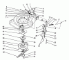 Toro 26626 - Lawnmower, 1990 (0000001-0999999) Spareparts BLADE BRAKE CLUTCH ASSEMBLY