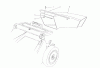 Toro 26625BG - Lawnmower, 1990 (0000001-0999999) Spareparts SIDE DISCHARGE CHUTE MODEL NO. 59112 (OPTIONAL)