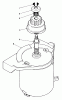 Toro 26625CS - Lawnmower, 1989 (9000001-9999999) Spareparts STARTER MOTOR ASSEMBLY