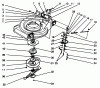 Toro 26631B - Lawnmower, 1993 (3900001-3999999) Spareparts BLADE BRAKE CLUTCH ASSEMBLY