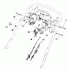 Toro 26631B - Lawnmower, 1993 (3900001-3999999) Spareparts TRACTION CONTROL ASSEMBLY