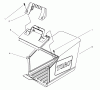 Toro 26636 - Lawnmower, 1997 (7900001-7999999) Spareparts GRASS BAG ASSEMBLY
