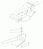 Toro 26637 - Lawnmower, 1998 (8900001-8999999) Spareparts BLADE ASSEMBLY