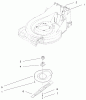 Toro 26637 - Lawnmower, 2001 (210000001-210999999) Listas de piezas de repuesto y dibujos BLADE ASSEMBLY