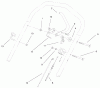Toro 26637 - Lawnmower, 2001 (210000001-210999999) Listas de piezas de repuesto y dibujos HANDLE CONTROL ASSEMBLY