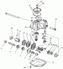 Toro 26639 - Lawnmower, 1998 (8900001-8999999) Spareparts GEAR CASE ASSEMBLY