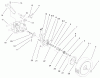Toro 26639 - Lawnmower, 1998 (8900001-8999999) Spareparts REAR AXLE ASSEMBLY