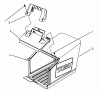 Toro 26640B - Lawnmower, 1993 (3900001-3999999) Spareparts GRASS BAG ASSEMBLY