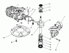 Toro 26640B - Lawnmower, 1994 (4900001-4999999) Spareparts CRANKSHAFT ASSEMBLY (MODEL NO. 47PP3-6)