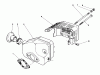 Toro 26640B - Lawnmower, 1994 (4900001-4999999) Spareparts MUFFLER ASSEMBLY (MODEL NO. 47PP3-6)