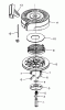 Toro 26641 - Lawnmower, 1989 (9000001-9999999) Spareparts REWIND STARTER TECUMSEH NO. 590621