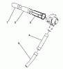 Toro 51571 - Yard Blower Vac, 1994 (49000001-49999999) Listas de piezas de repuesto y dibujos TUBE ASSEMBLY
