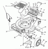 Toro 26651 - Lawnmower, 1989 (9000001-9999999) Spareparts HOUSING ASSEMBLY
