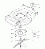 Toro 26680WG - Lawnmower, 1990 (0000001-0999999) Spareparts BLADE ASSEMBLY