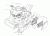 Toro 26682 - Lawnmower, 1990 (0000001-0999999) Spareparts ENGINE ASSEMBLY