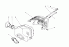 Toro 26682 - Lawnmower, 1990 (0000001-0999999) Spareparts MUFFLER ASSEMBLY (ENGINE NO. 47PK9-2)