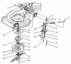 Toro 27500 - Lawnmower, 1992 (2000001-2999999) Spareparts BLADE BRAKE CLUTCH ASSEMBLY