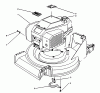 Toro 27500 - Lawnmower, 1992 (2000001-2999999) Spareparts ENGINE ASSEMBLY