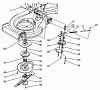 Toro 27501 - Lawnmower, 1992 (2000001-2999999) Spareparts BLADE BRAKE CLUTCH ASSEMBLY
