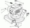 Toro 27501 - Lawnmower, 1992 (2000001-2999999) Spareparts ENGINE ASSEMBLY
