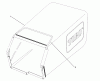 Toro 27502 - Lawnmower, 1991 (1000001-1999999) Spareparts GRASS BAG ASSEMBLY