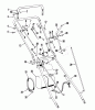 Toro 23301 - Lawnmower, 1967 (7000001-7999999) Spareparts 25" & 34" HANDLE ASSEMBLY