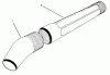 Toro 51576 - Super Blower Vac, 1994 (49000001-49999999) Listas de piezas de repuesto y dibujos BLOWER TUBE ASSEMBLY
