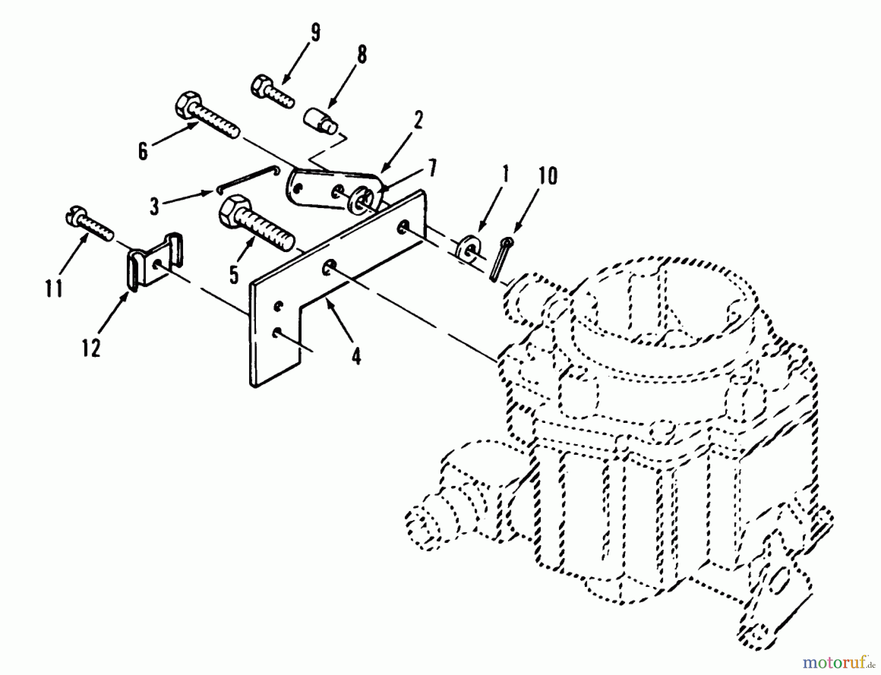  Toro Neu Mowers, Zero-Turn 74140 (724-Z) - Toro 724-Z Tractor, 1994 (49000001-49999999) CHOKE LINKAGE