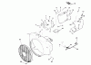 Toro 74140 (724-Z) - 724-Z Tractor, 1995 (590001-599999) Spareparts BLOWER HOUSING ASSEMBLY
