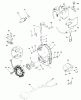 Toro 74140 (724-Z) - 724-Z Tractor, 1995 (590001-599999) Spareparts GEARCASE AND IGNITION CONTROLS