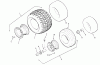Toro 74140 (724-Z) - 724-Z Tractor, 1995 (590001-599999) Spareparts WHEELS AND TIRES