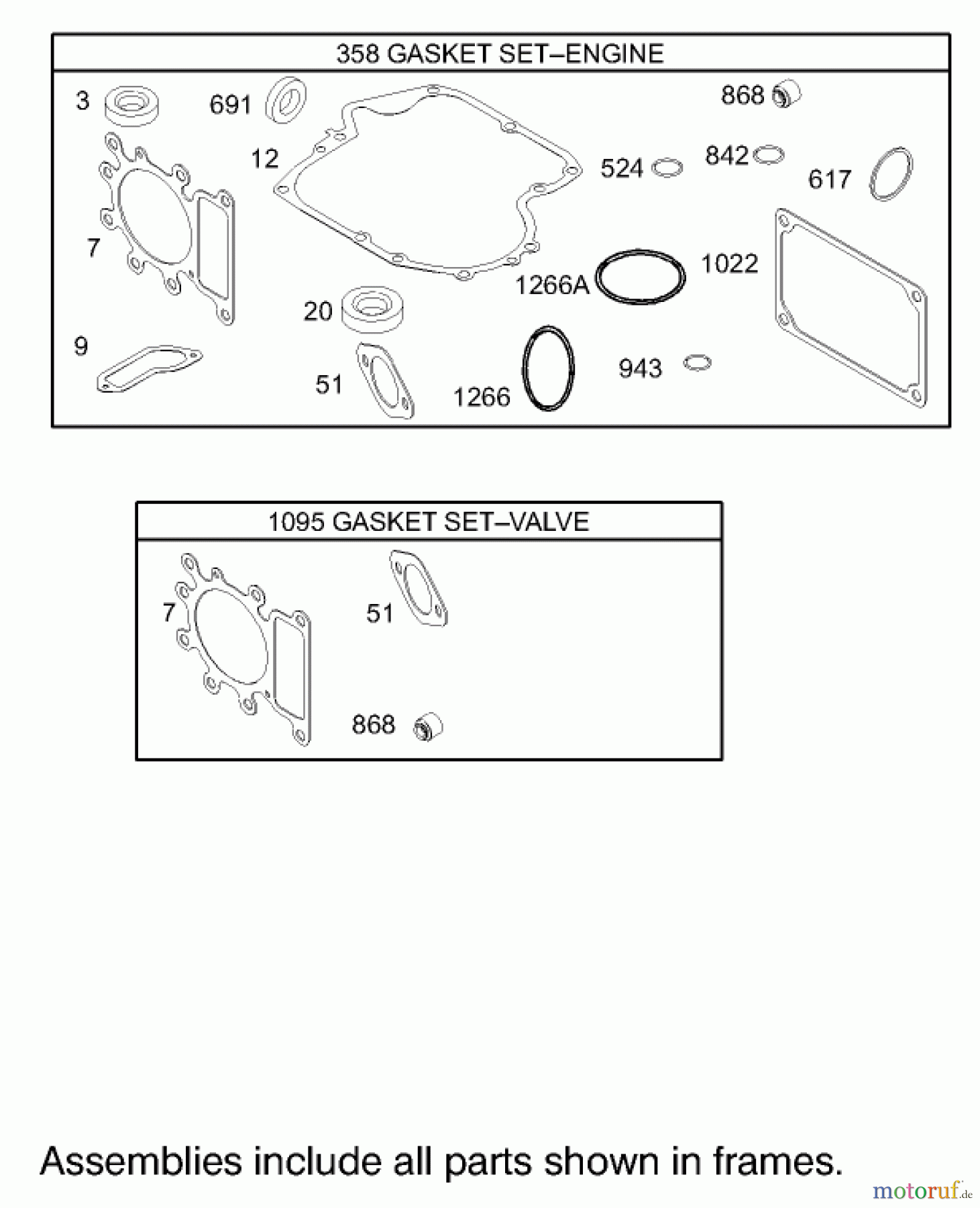 Toro Neu Mowers, Zero-Turn 74350 (17-42Z) - Toro 17-42Z TimeCutter Z Riding Mower, 2004 (240000179-240999999) GASKET ASSEMBLY BRIGGS AND STRATTON 31F777-0162-E1