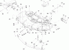 Toro 74351 (18-44Z) - 18-44Z TimeCutter Z Riding Mower, 2004 (240000001-240999999) Spareparts DEFLECTOR AND BAFFLE ASSEMBLY