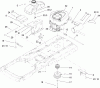 Toro 74353 (Z480) - TimeCutter Z480 Riding Mower, 2006 (260000001-260999999) Spareparts ENGINE ASSEMBLY