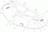 Toro 74373 (Z5030) - TimeCutter Z5030 Riding Mower, 2009 (290000001-290004012) Spareparts 50 INCH DECK ASSEMBLY NO. 117-1291
