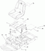 Toro 74373 (Z5030) - TimeCutter Z5030 Riding Mower, 2009 (290004013-290999999) Spareparts SEAT ASSEMBLY